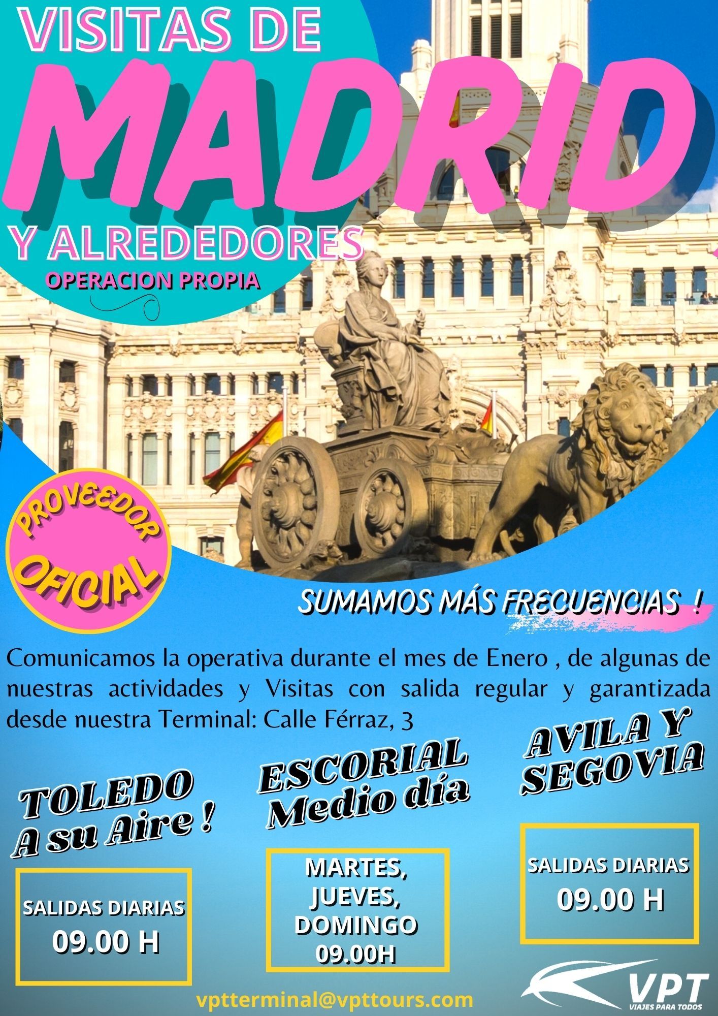 Proveedor Oficial Visitas de Madrid