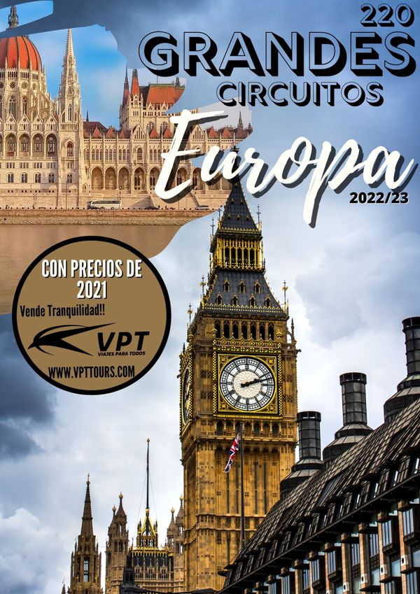 Circuitos de Europa 2022/23 con precios de 2021