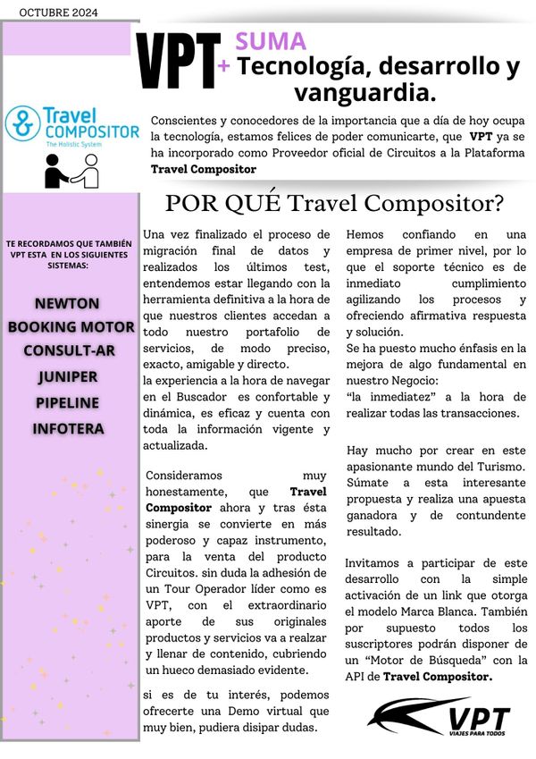 INTEGRACION TRAVEL COMPOSITOR